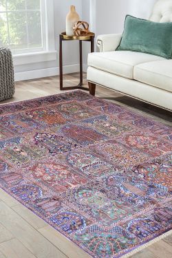 Kashan Gulam Kashmir Silk Rug