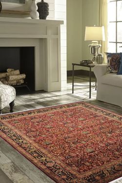 Heriz Traditional Wool Area Rug