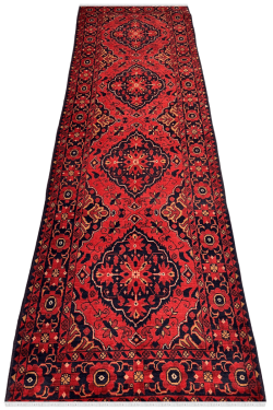 Four Diamond Afghani Rust Handknotted Runner