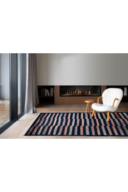 Pin striped Wall Modern Rug