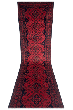 Very Fine Palatial Afghani Kerman Handknotted Runner