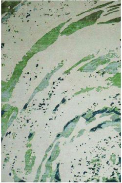 Paint Pusher Modern Handmade Area Rug