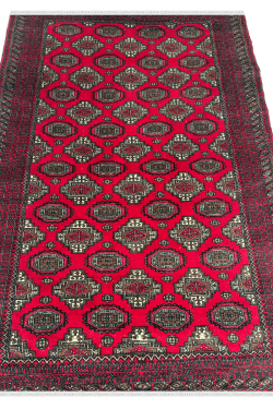 All over Solid Bokhara Handknotted Carpet