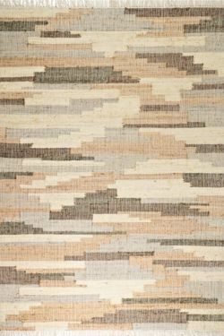 Woven Echo Brown Handmade Jute Carpet