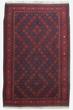 Hexagonal Kilim Area Rug