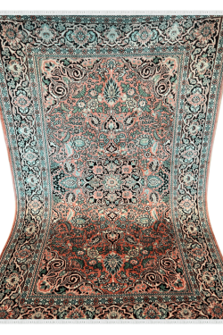 Handknotted Chakra Medallion Indian Rug