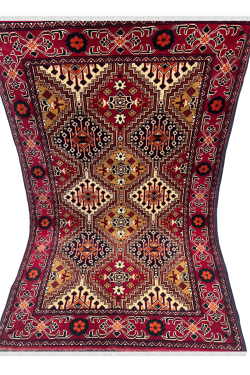 Diamond Caucasian Handmade Afghan Carpet