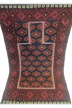 Heraati Caucasian Handknotted Afghan Carpet