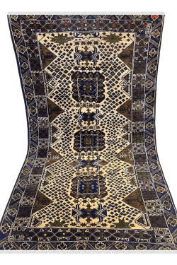 Oreo Baluch Handknotted Area Rug