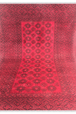 Afghan Bokhara Handknotted Carpet