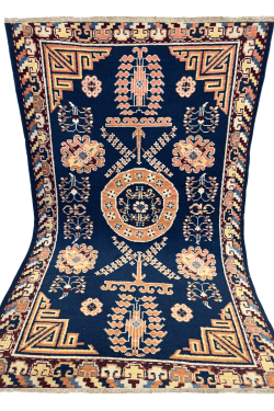 Blue Nile Chandelier Handmade Carpet 