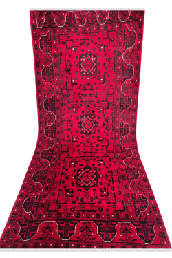 Rouge Cherry Afghan Baluch Handmade carpet