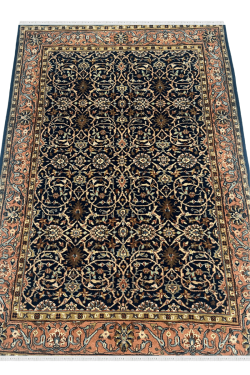 Heriz Rust Floral Handmade Carpet