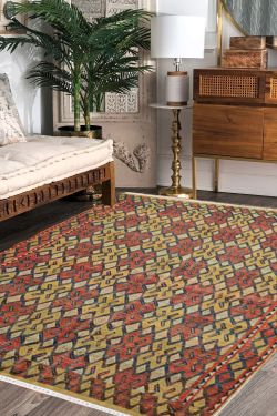 Elibelinde Kilim Flat-Woven Rug