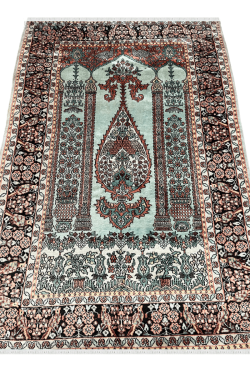 Almaty Panel Handknotted Kashmir Rug