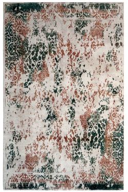 Erased Floral Tings Hand-tufted Wool Carpet