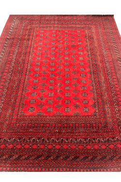 Burnt Auburn Mori Bokhara Handmade Carpet