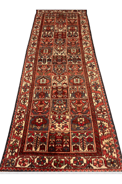 Multi Color Box Caucasian Afghan Handknotted Carpet
