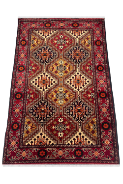 Diamond Caucasian Handmade Afghan Carpet