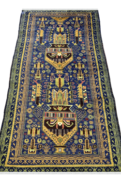 Ismani Handknotted Afghan Carpet