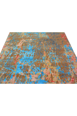 Rainbow Modern Handmade Rug