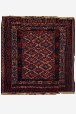 Hexagonal Wool Kilim Rug