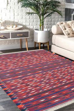 Geo Needle Work Kilim Carpet