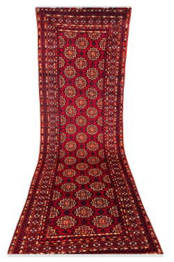 Exclusive Kerman Bokhara Handknotted Afghani Carpet