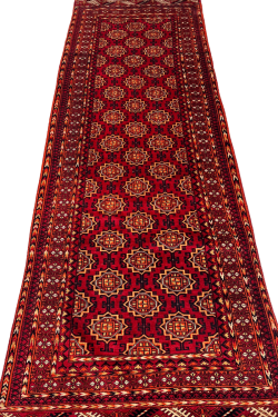 Exclusive Kerman Bokhara Handknotted Afghani Carpet