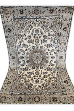 Ivory Medallion Chakra Handknotted Area Rug