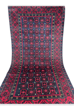 Afghan Royale Senneh Pattern Handmade Wool Carpet 