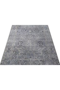 Baileys Gray Monochrome Area Rug