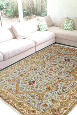 Lilihaan Handknotted Wool Area Rug