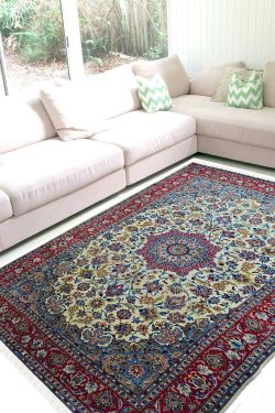 Persian Medallion Handmade Area Rug