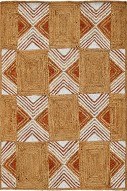 All Natural Fiber Timer Jute Handmade Rug