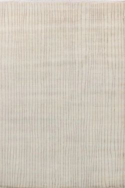 Vertical Stripes Modern Area Handmade Rug