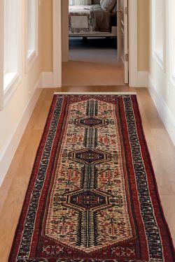  Emirate of Bukhara Handknotted Wool Runner