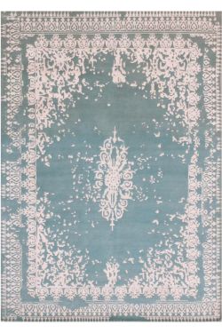 Pine-wood Green Transitional Area rug