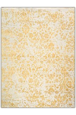 Amara Gold Handknotted Floral Modern Rug