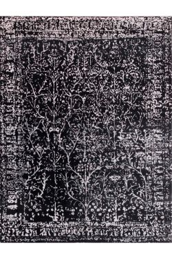 Stella Black Handmade Area Rug