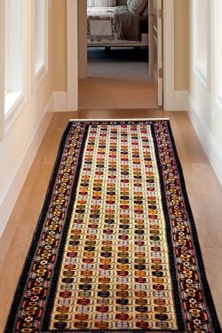 Abstract Une Afghan Area Rug Runner