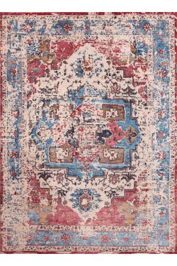 Abstract Multi-coloured Handmade Rug