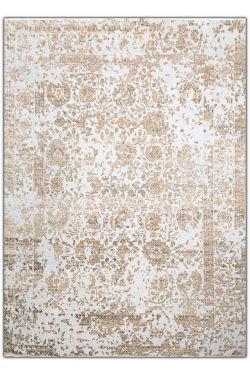 Silver Current Handknotted Modern Area Carpet