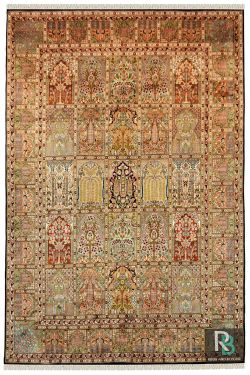 Jewel Box Hamadan Handknotted Area Rug