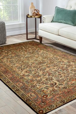 Royale Fleur Kashan Silk Carpet