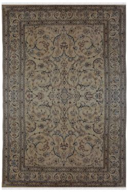 Oriental Floral Wool Area Rug