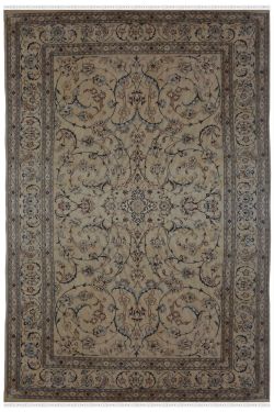 Oriental Floral Wool Area Rug