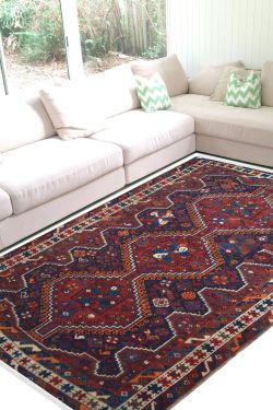 Multi Caucasian Afghan Rug