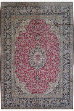 Rouge Russian Red Pure Silk Rug