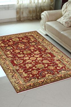 Applique Kashan Area Rug